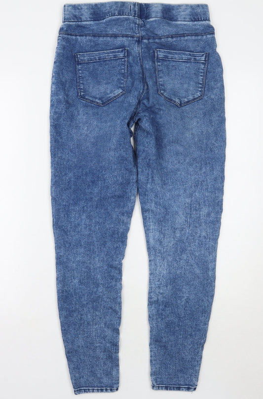 Denim Womens Blue Jegging Trousers Size 8 L27 in