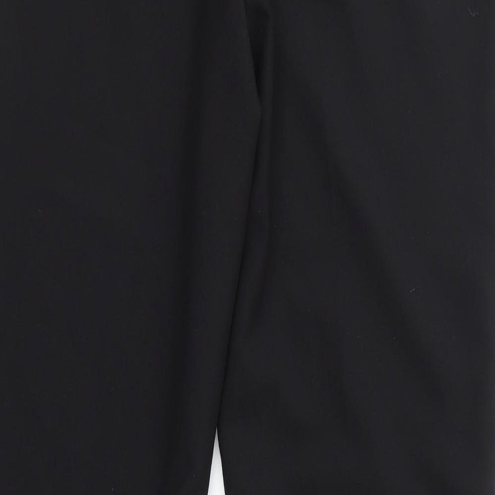 Brand and care label for George women’s black dress pants trousers, size UK 10, 30-inch leg