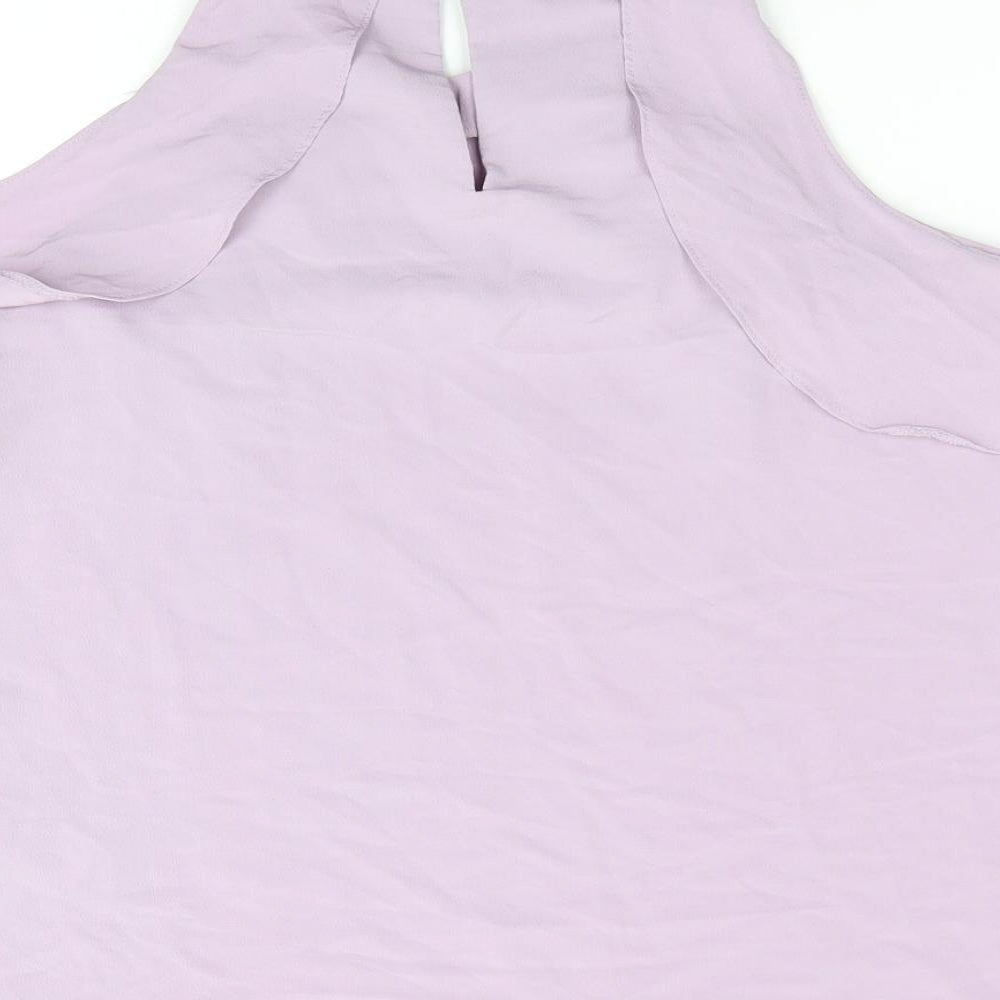 Womens UK Size 12 New Look Purple Camisole Blouse