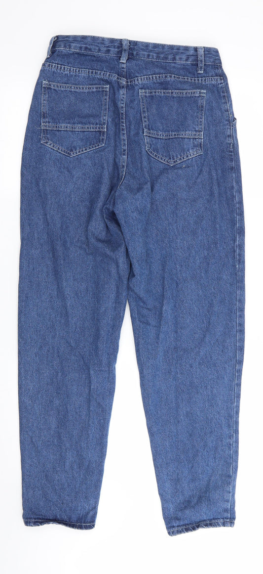 SheIn Womens Blue Straight Jeans Size S L29 in