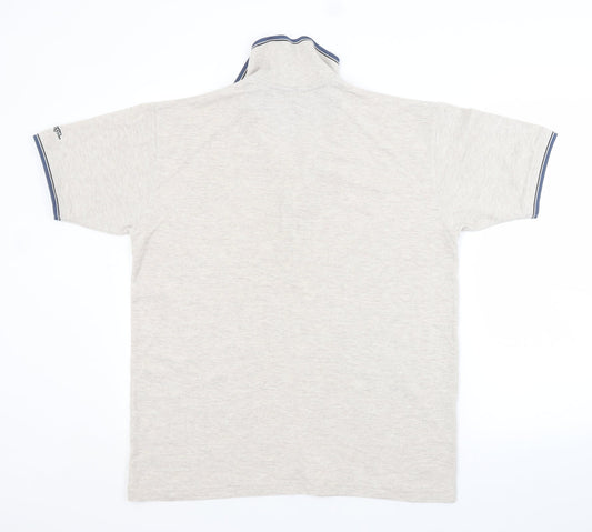 Lee Cooper Mens Beige Polo Size S