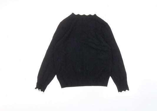 Womens UK Size S H&M Black Pullover Jumper