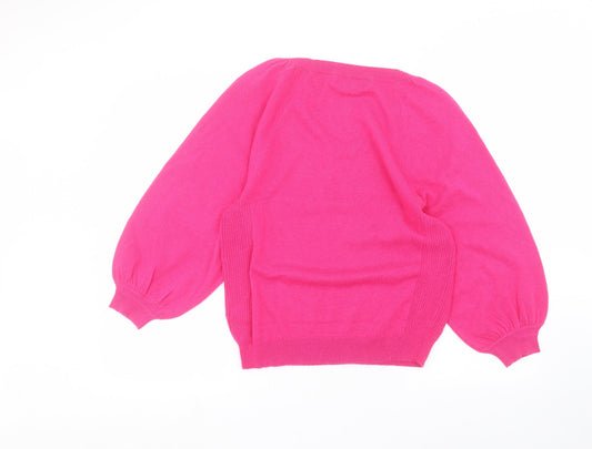Womens UK Size S NEXT Pink Basic T-Shirt