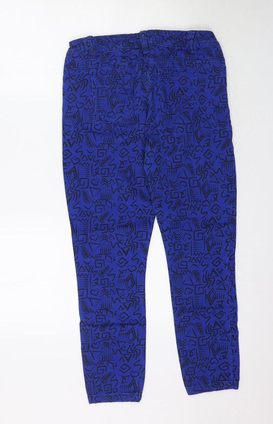 George Womens Blue Denim Skinny Jeans Size 14 L27 in