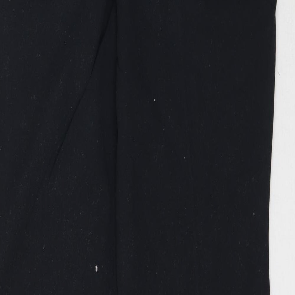 Womens UK Size 10 Promod Regular Fit Black Trousers