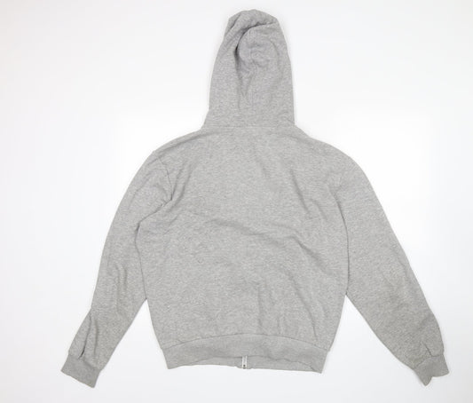 H&M Womens Grey Full Zip Hoodie Size M