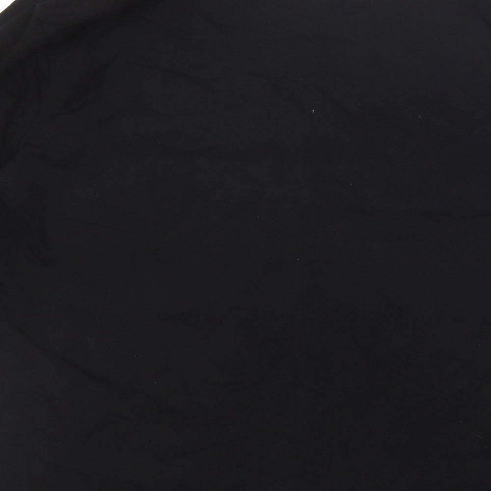 INVT Womens Black Basic T-Shirt Size S