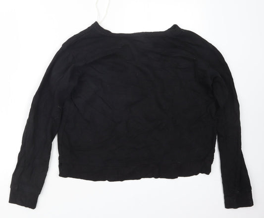 FOREVER 21 Womens Black Pullover Jumper Size M