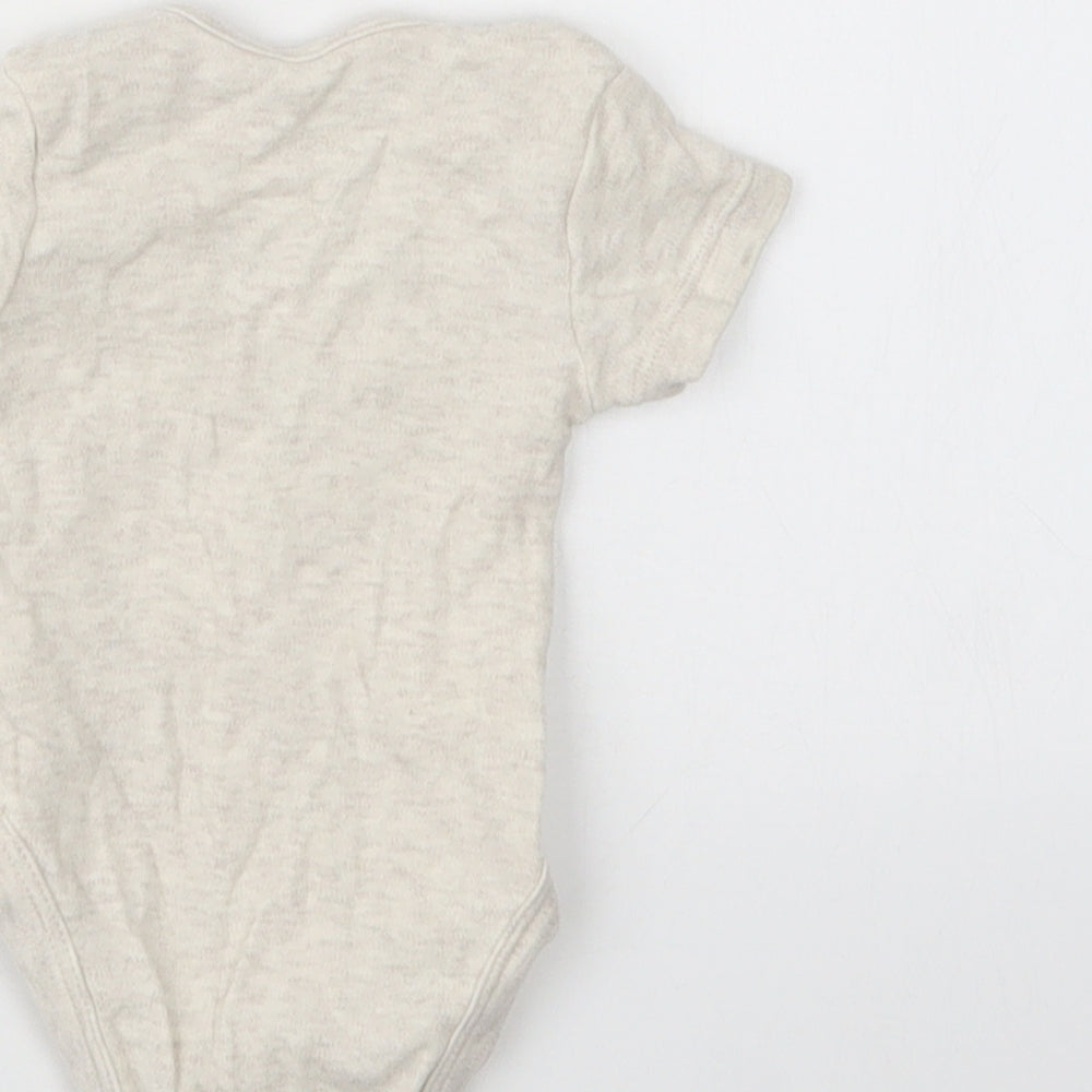 George Boys Beige Babygrow One-Piece Size Newborn