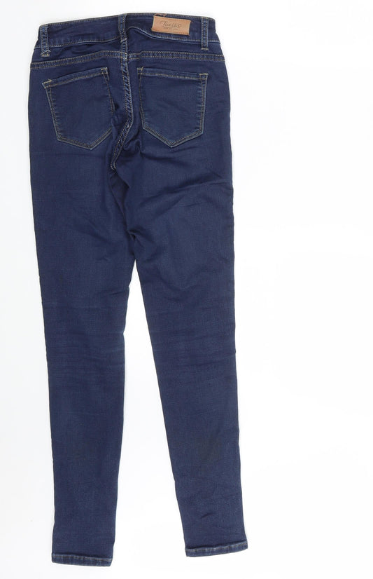Womens UK Size 6 Toxik3 Slim Fit Skinny Blue Jeans