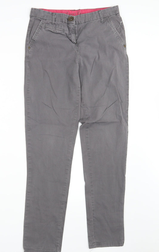 Womens UK Size 10 Denim Co. Slim Fit Chino Beige Trousers