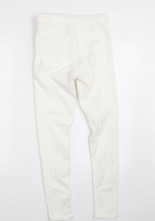 Topshop Womens Ivory Denim Jegging Jeans Size 32 in L32 in