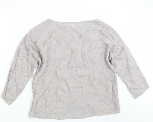 Womens UK Size M H&M Purple Pullover Jumper