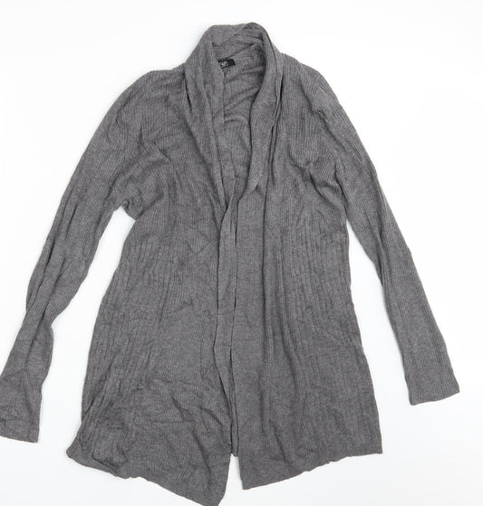 Womens UK Size 12 F&F Grey Wrap Jumper