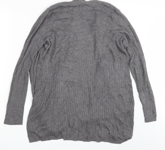 F&F Womens Grey Wrap Jumper Size 12