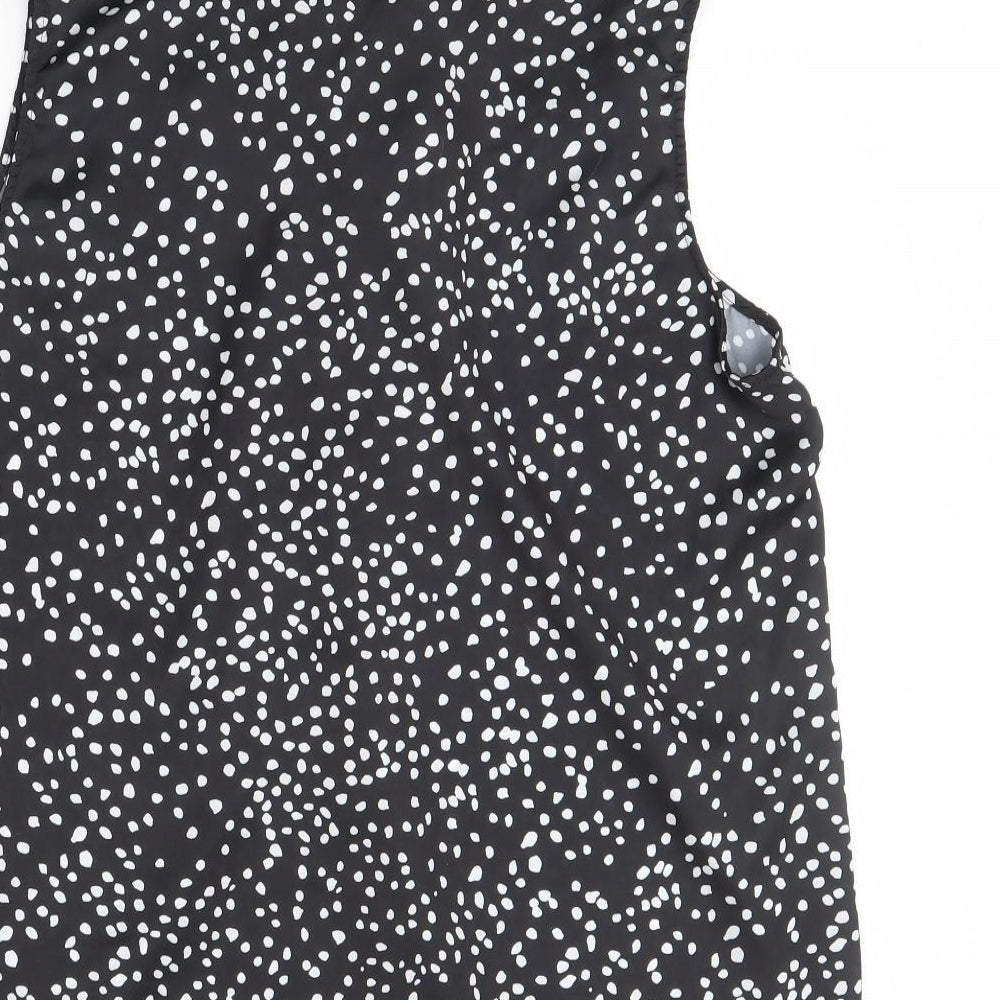 Womens UK Size 16 Select Black Basic Button-Up