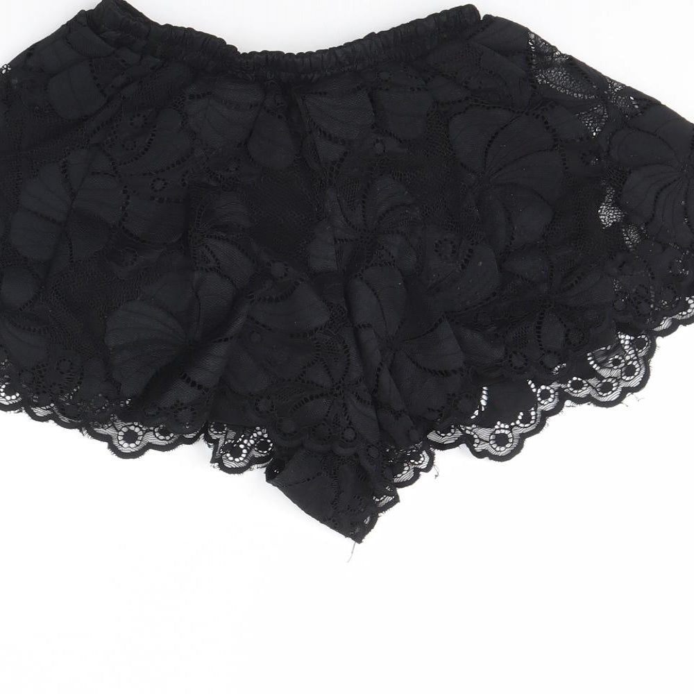 FOREVER 21 Womens Black   Cut-Off Shorts Size M