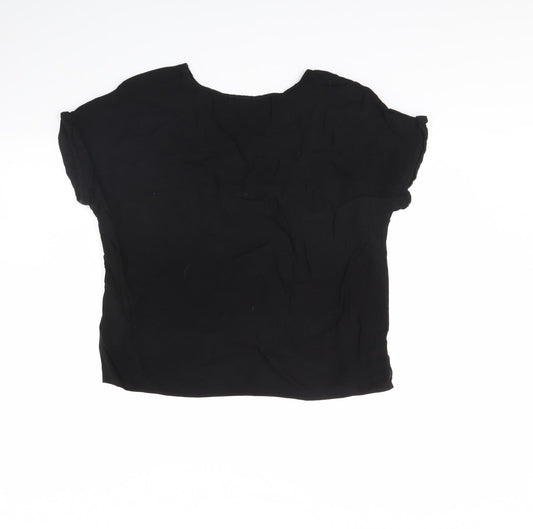 Atmosphere Womens Black Basic Blouse Size 14