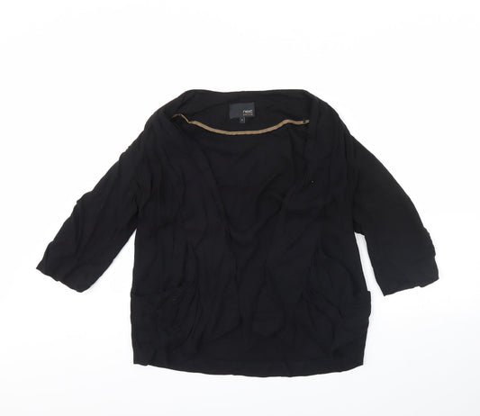 Womens UK Size 10 NEXT Black Jacket