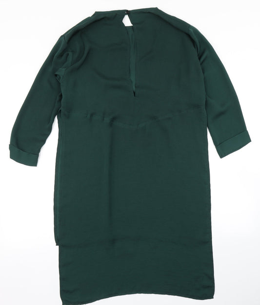 Womens UK Size S Pins and Needles Green Basic Blouse