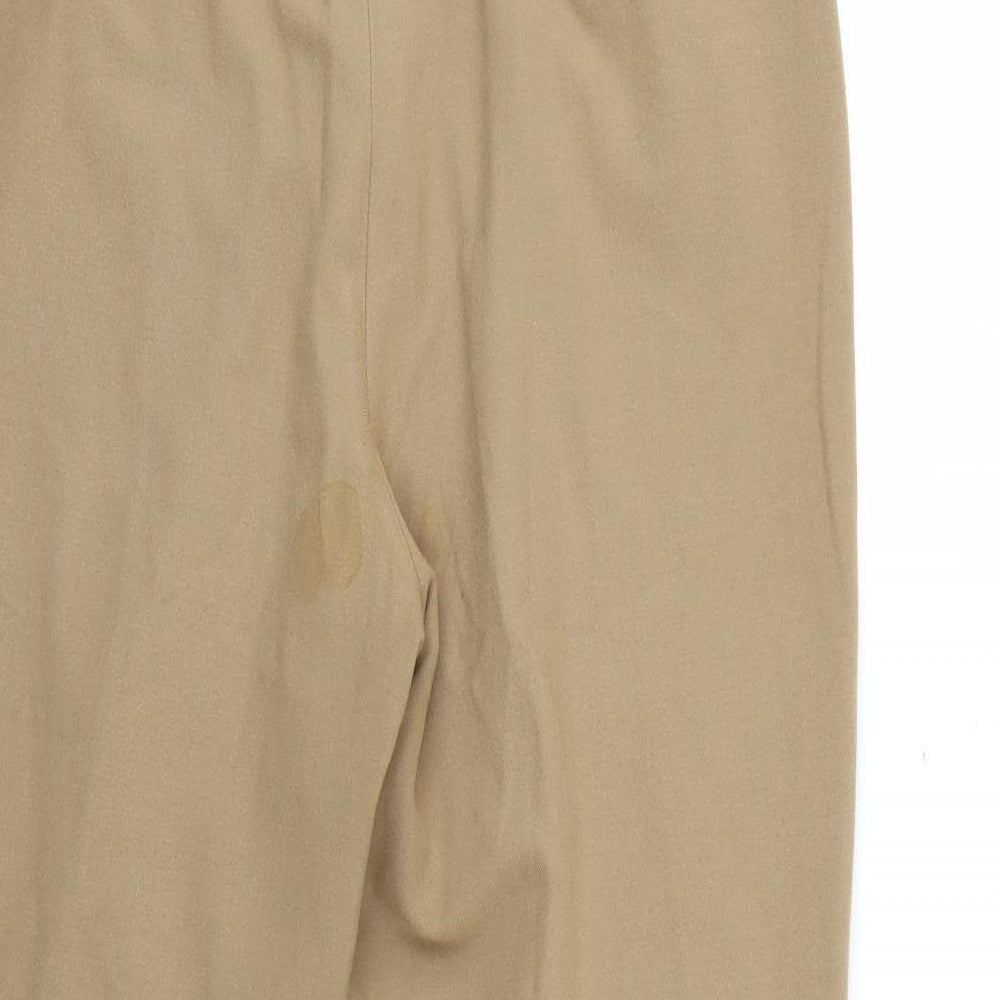 cc petite Womens Brown Trousers Size 12 L25 in