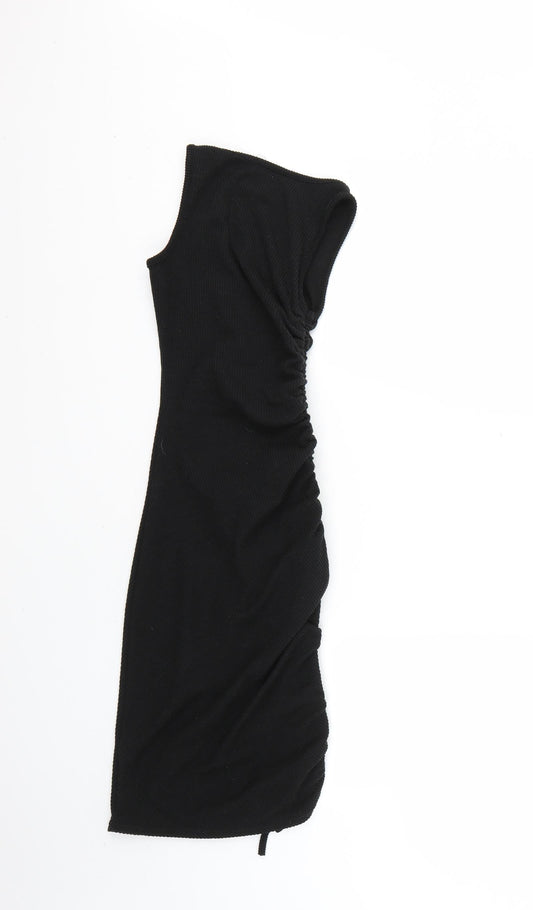 PRETTYLITTLETHING Womens Black Bodycon Size 4