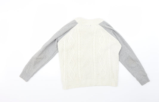 Womens UK Size 6 Topshop Multicoloured Pullover Jumper
