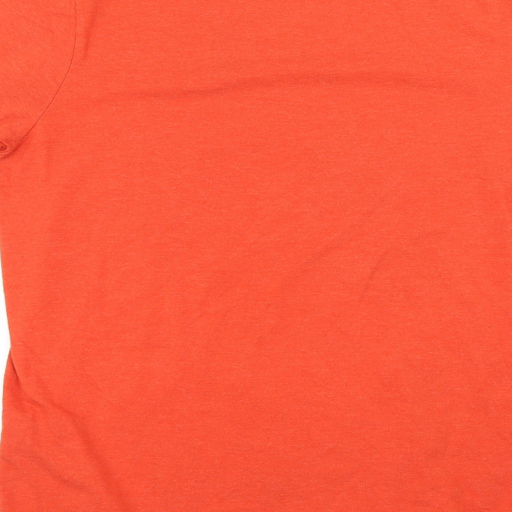 JACK & JONES Mens Orange T-Shirt Size XL