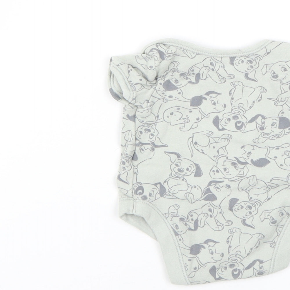 George Baby Green Geometric Babygrow One-Piece Size 0-3 Months