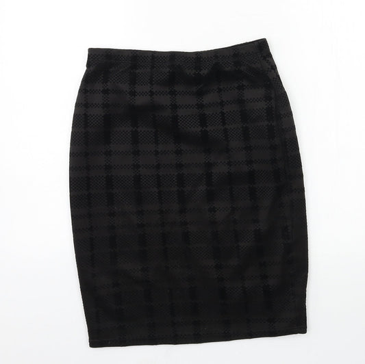 Atmosphere Womens Black  Jersey A-Line Skirt Size 10