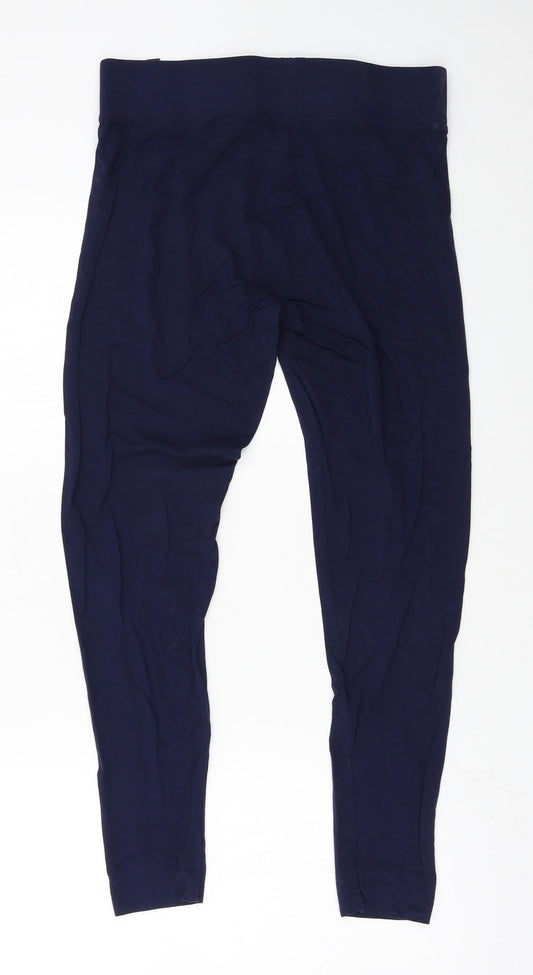 Womens UK Size 12 Marks and Spencer Capri Blue Leggings