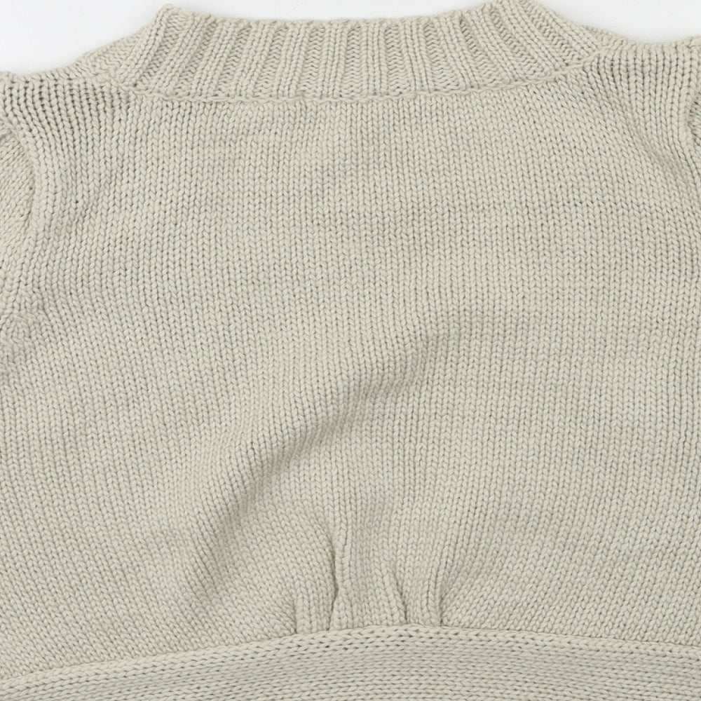 Womens UK Size 14 Marks and Spencer Grey Cardigan Jumper