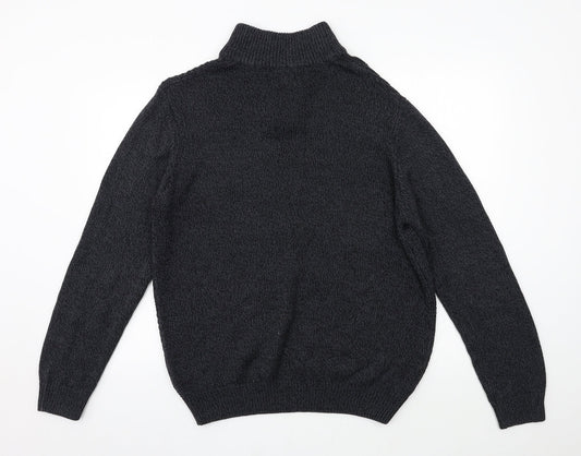 Matalan Mens Grey Knit Pullover Jumper Size L