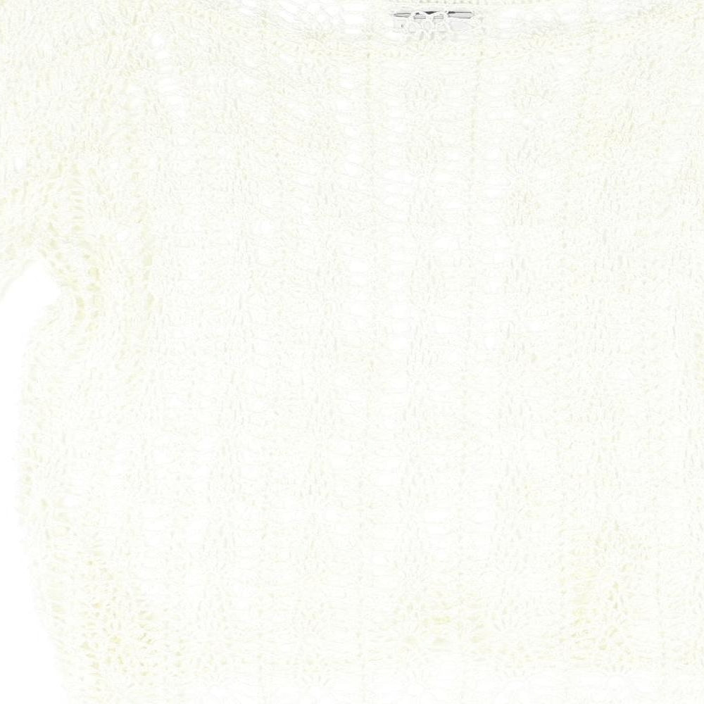 AMARANTO Womens Ivory Pullover Jumper Size M