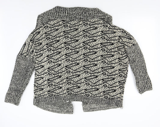 Womens UK Size M H&M Multicoloured Cardigan Jumper