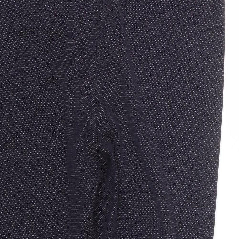 Womens UK Size 16 H&M Regular Fit Dress Pants Blue Trousers