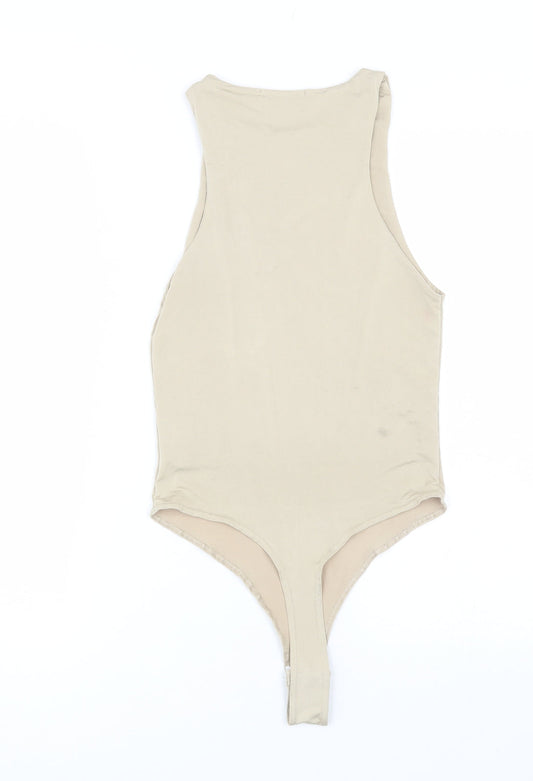 Missguided Womens Gold   Catsuit One-Piece Size 8