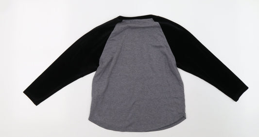 Womens UK Size S FOREVER 21 Grey Pullover Sweatshirt