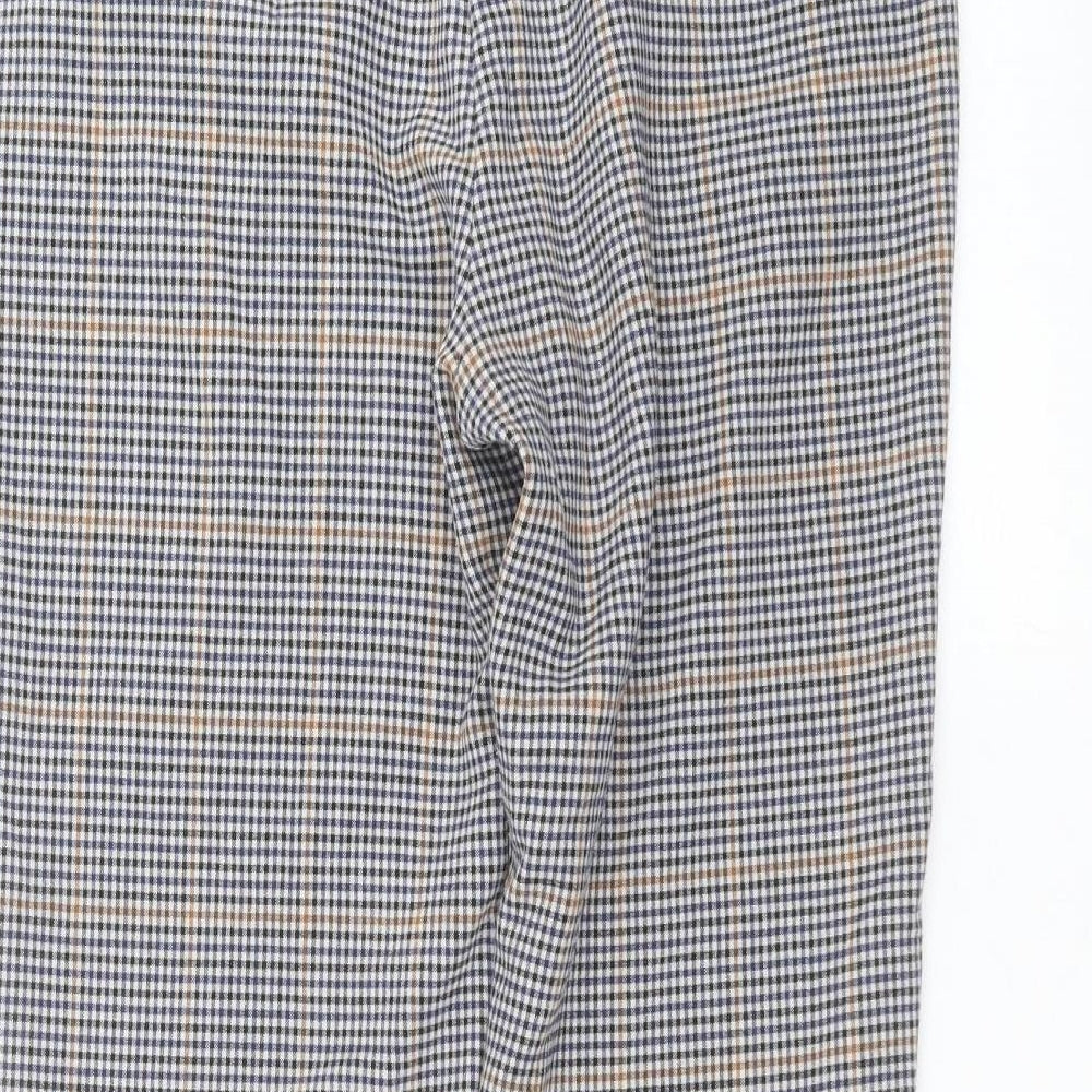 Womens UK Size 10 Marks and Spencer Slim Fit Blue Trousers