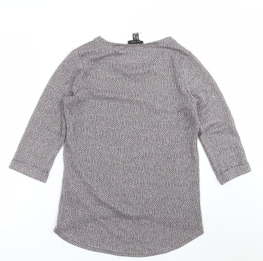 Womens UK Size 8 New Look Purple Pullover Jumper