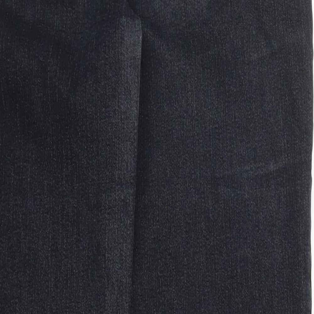 Womens UK Size 10 Preworn Regular Fit Skinny Black Jeans