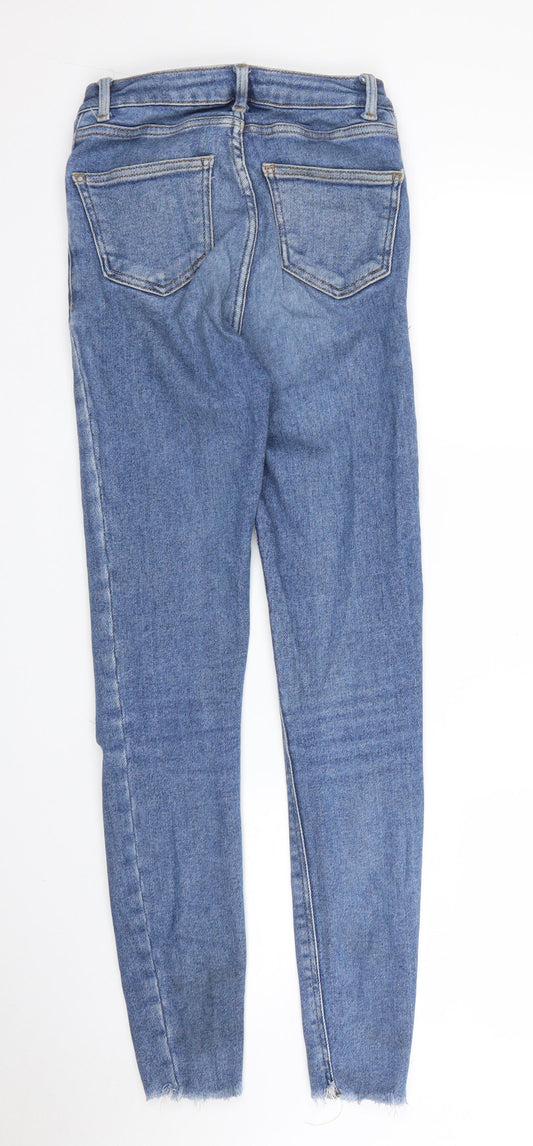 New Look Womens Blue Denim Skinny Jeans Size 6 L27 in