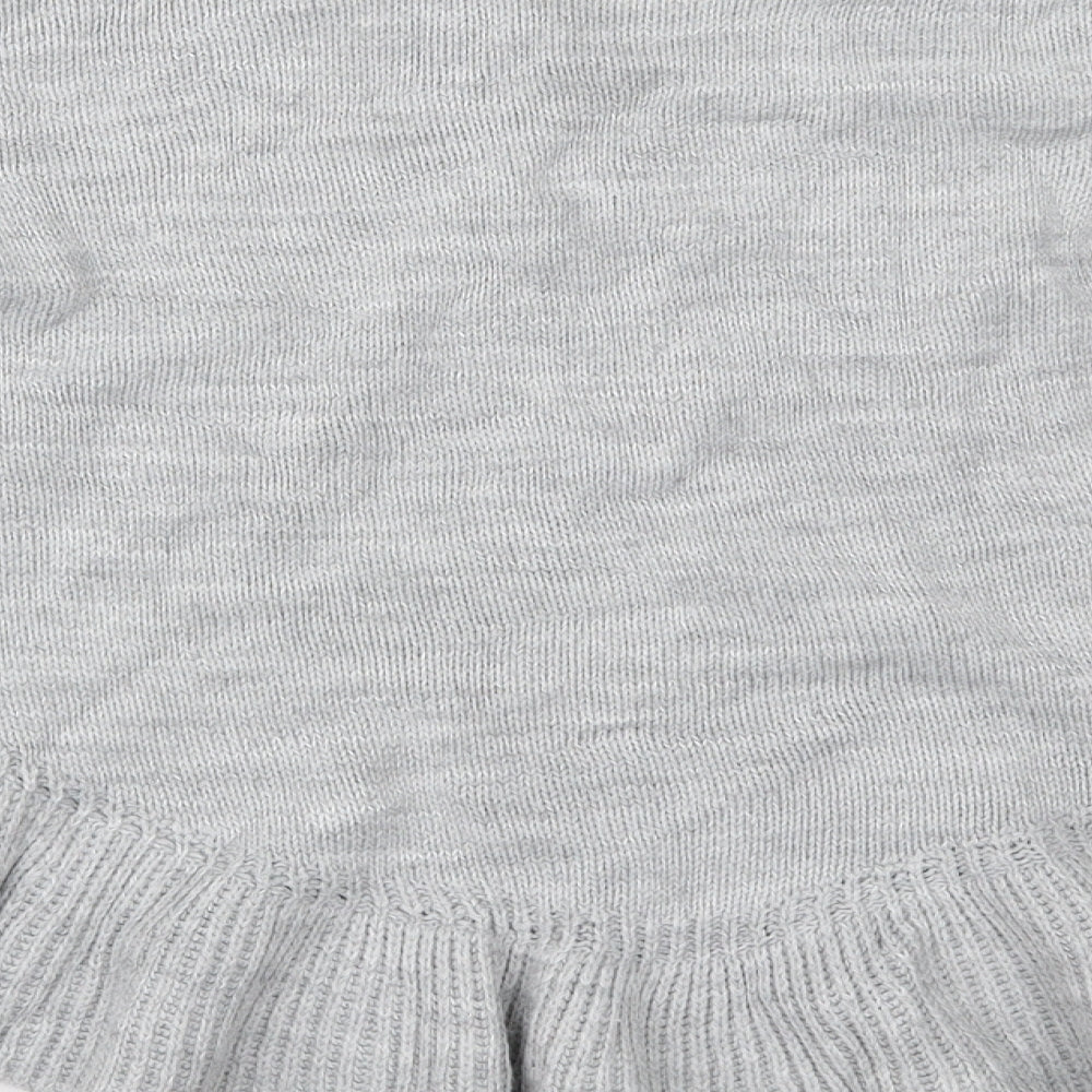 Boohoo Womens Grey Pullover Jumper Size 8