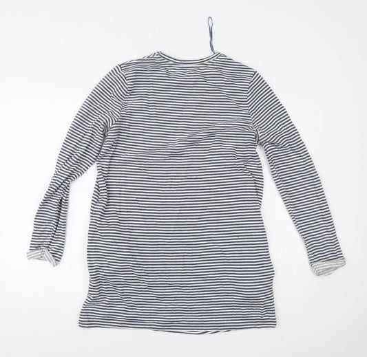 TU Womens Blue Striped Jumper Dress Size 10