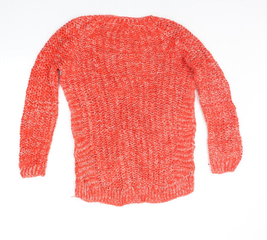 George Womens Red Pullover Jumper Size 10