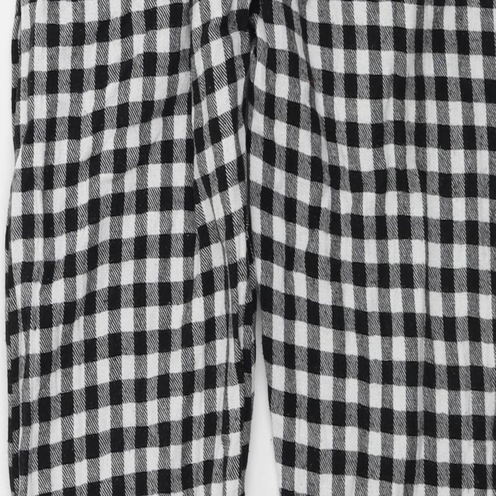 love to lounge Womens White Check Sweatpants Trousers Size XS L26 in