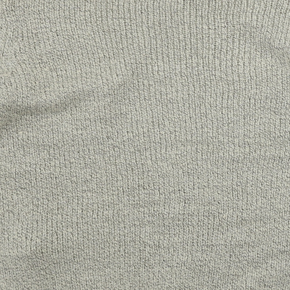 Boohoo Womens Beige Pullover Jumper Size M