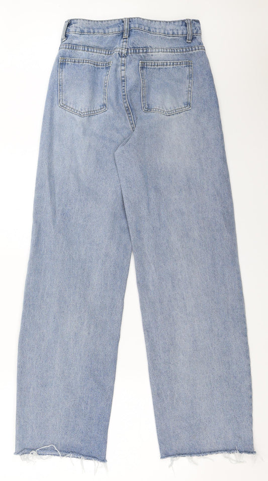 SheIn Womens Blue Straight Jeans Size XS L30 in