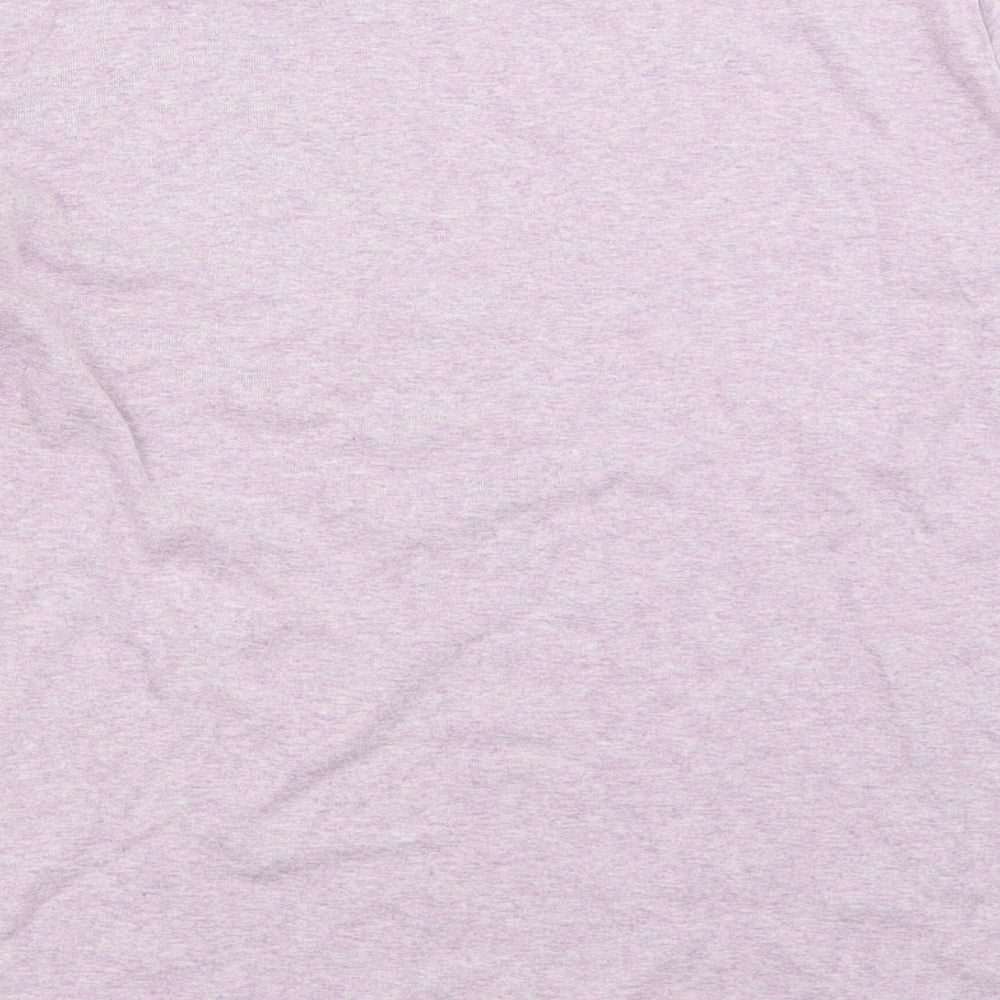 Womens UK Size M BM Collection Purple Basic T-Shirt