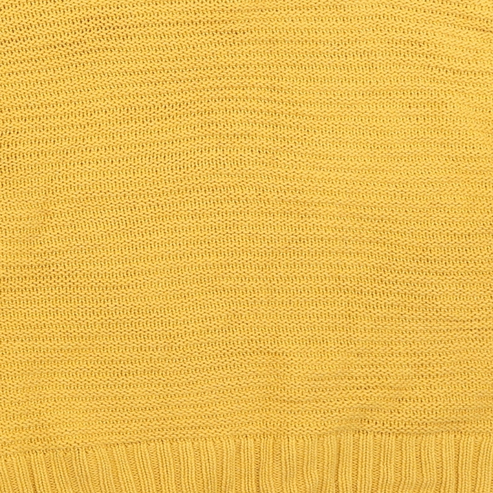 Womens UK Size M H&M Yellow Pullover Jumper
